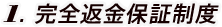 1.完全返金保証制度