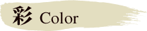 彩 Color